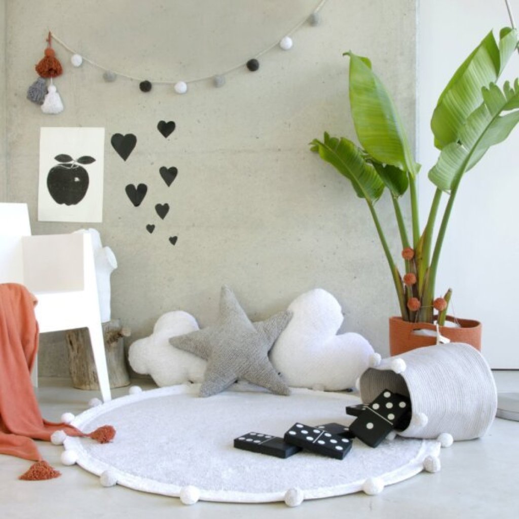 Tapete Bubbly Cinza 120cm - Lorena Canals 3