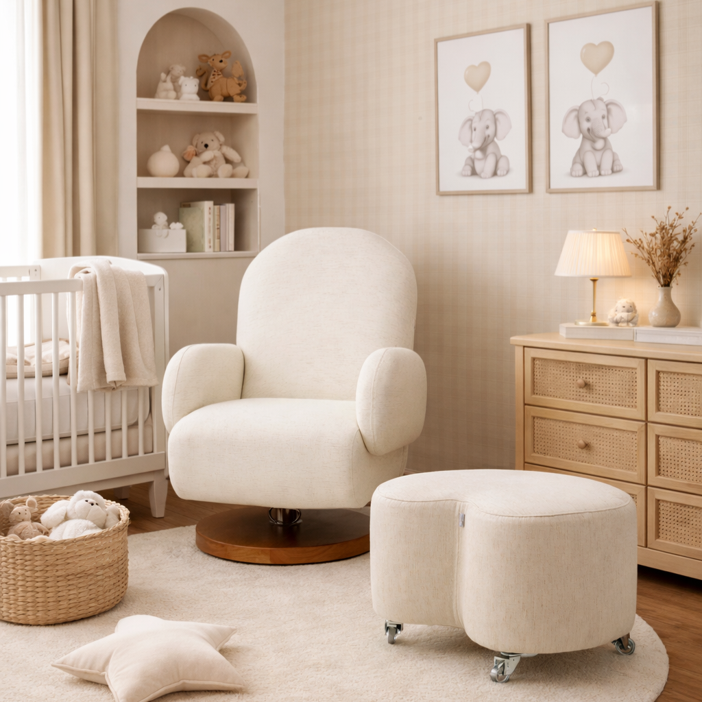 poltrona curve e puff bean